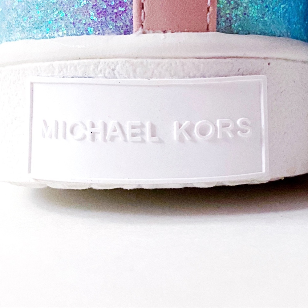 Michael Kors Pastel Glitter Ombré Slip On Sneakers - Picture 5 of 8